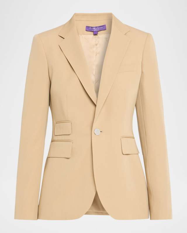 Parker Wool Gabardine Blazer Jacket